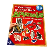 My Favorite Sticker Book Animals Paperback Beaver 9 Books New unused 12 pages
