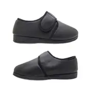 Panda Elvin Mens Shoes Slippers Soft Leather Upper Wide Adjustable Tab