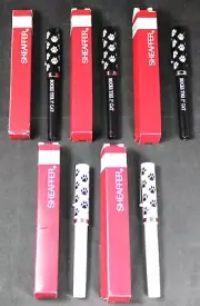 (5) Sheaffer "Socks the 1st Cat" Ballpoint Pen Lot - Bill Hillary Clinton