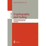 CRYPTOGRAPHY AND CODING