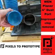 WEN Planer 4" Dust Port Upgrade! Improved chip removal! Pixels to Prototype
