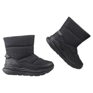 【布布童鞋】CONNIFE騎士黑防潑水中筒兒童雪靴(Q3Y159D)