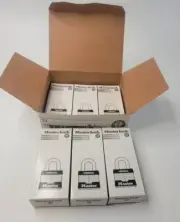 1 Box of 6 NEW! Master Lock 7LJ Keyed Laminated Padlocks