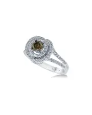 Le Vian Solitaire 14K 0.78 ct. tw. Diamond Half-Eternity Ring