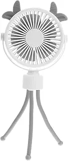 CIMAXIC Mini Fan for Stroller Rechargeable Portable Handheld Car Seat Fan 3 Speeds for Family