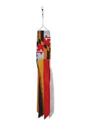 In the Breeze 5097 Maryland State Flag Windsock, 18-Inch