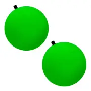 2-Pack - 3" inch Round Foam Peg Fishing Bobber Floats for live bait lures