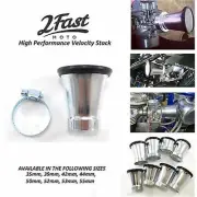 2FastMoto Velocity Stack 44mm ID And 62mm High - Silver RY-VS44