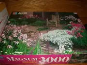 MB Milton Bradley Magnum 3000 Piece Puzzle "Summer Afternoon"~ Brand New-sealed