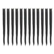 SWACC 12 Pcs Straight One Color Party Highlights Clip on in Hair Extensions C...
