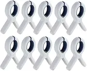 Cabilock 10pcs Quilt Fixing Clips Non-Slip Home Drying Holders for Bed Sheets Towels Windproof Clips