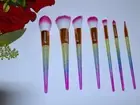 7pcs Professional Glitter Make Up Brushes Set Makeup Foundation Powder Brush