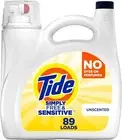 Simply Liquid Laundry Detergent, Free & Sensitive, 89 Loads, 117 oz, Tide Liquid
