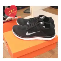 在飛比找蝦皮購物優惠-實拍 Nike Free Run Flyknit 4.0 黑