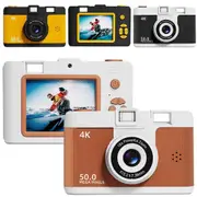 M16 Retro Mini Camera Dual Lens Hd Digital Camera Multi Function Compact Photography Camera Photo Video Camera For Kid Adult