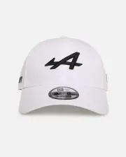 [New Era] New Era x Alpine F1 Visa Cards Essential 9forty A-frame Snapback White - Size ONE ONE White