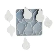 Christmas Label Shaped Silicone Molds for Making, Soap Crafting, Resin