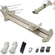 KOKKOYA Paracord Bracelet Maker Kit Paracord Jig Kit Adjustable Length Weaving DIY Craft Maker with Free Cord and Buckles,Kahki