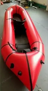 Inflatable Lightweight TPU Two Person River Micro PackRaft Kayak Canoe