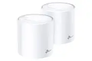 2PK TP Link Ax3000 Deco X60 2.4 5GHz Wireless Whole Mesh Home Wi-Fi System White