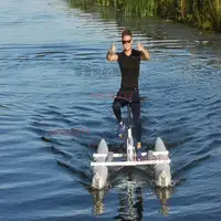 在飛比找蝦皮購物優惠-廠家直銷便攜運動探險型水上自行車公園水上腳踏船皮劃艇充氣艇 