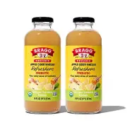 Organic Apple Cider Vinegar Beverage, Ginger Lemon Honey - 16Oz, 2 Pack