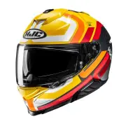 i71 Viz Red Yellow Orange Full Face Helmet