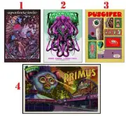 Poster!! The PNC Bank Arts Center in Holmdel May 17 2025 Primus Poster