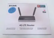 D-Link DWR-921 3G 4G LTE SIM Slot 10/100 LAN WiFi Wireless N Router 2x Antennas