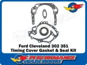 Ford Cleveland 302 351 Timing Cover Gasket & Seal Kit, Falcon Fairlane GAS-TCS18