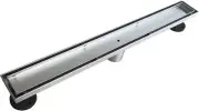 24-Inch Linear Shower Drain with Tile Insert Grate Professional Brushed 304