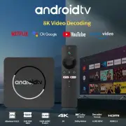Smart TV Box Android 14 TV Box 4K UHD Wireless Streaming Media Player 2.4G/5G AU