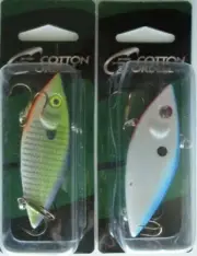 2 - Cotton Cordell Super Spot - 1/2 oz. - Bluegill & Pearl/Blue Back/Silver