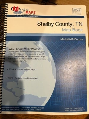 Memphis Shelby County TN Street Atlas 2023 ED (MM)