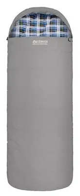 Wildtrak™ Frankland Jumbo Hooded Sleeping Bag, -2 to -7°C, Flannel Inner,