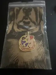 Primitives by Kathy Enamel Pet / Dog Collar Charm I ‘m A Lover Not A Biter