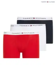 Tommy Hilfiger White Signature Essential Trunks 5 Pack (F55216) | $62