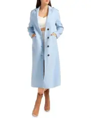 [Belle & Bloom] Tainted Love Longline Coat in Blue