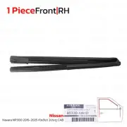 Rh Front Door Glass Run Rubber Window Fits Nissan Navara NP300 D23 2015 - '25