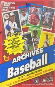 2019 TOPPS ARCHIVES SEALED BLASTER BOX!! SCW-157