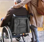 Wheelchair Mobility Scooter Shopping Bag Disabled Aid Backpack Bag Universal