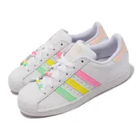 在飛比找PChome24h購物優惠-adidas 愛迪達 休閒鞋 Superstar J 大童鞋