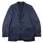 ERMENEGILDO ZEGNA Suit 34 R (44 EU) Men's Dark Blue Multiseason Wool NWT $2995