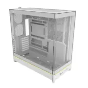 MONTECH HS02 ATX Mid-Tower PC Gaming Case HS02W White