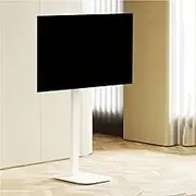 Universal TV Floor Stand - Floor TV Stand for 32-75 Inch TVs, Height-Adjustable TV Bracket with Cable Management, Space Saving, Perfect for Corner and Bedroom TV Mount