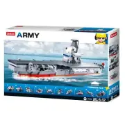 SlubanKids Army Aircraft Building Blocks 361 Pc set Building Toy, 10in1 Army Jet