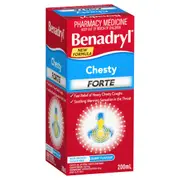Benadryl Chesty Forte Cough Liquid Berry Flavour 200ml