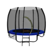 Kahuna 8ft Twister Springless Trampoline - Blue