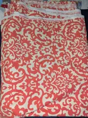 Joanns Waverly Outdoor Screen Print Coral Damask Sun N Shade Canvas Poly Fabric