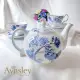 【英國Aynsley】藍玫瑰系列 骨瓷茶壺(1100ml) 喬遷禮 入厝禮